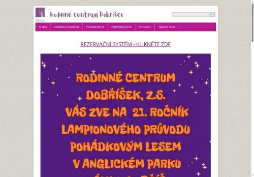 Zobrazit webové stránky Rodinné centrum Dobříšek