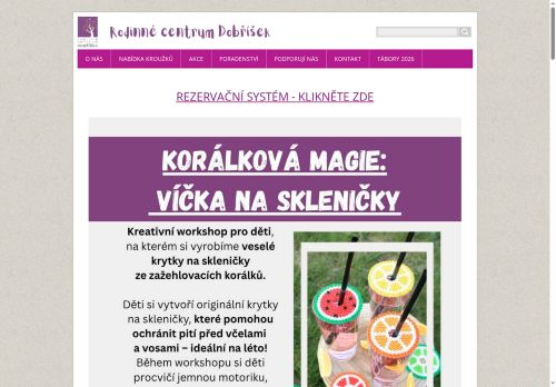 Zobrazit webové stránky Rodinné centrum Dobříšek