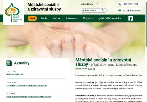 Městské sociální a zdravotní služby nabízí práci na pozici Všeobecná sestra (m/ž) v obci Kolín