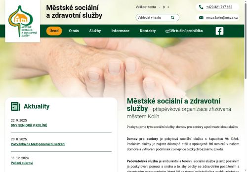 Městské sociální a zdravotní služby nabízí práci na pozici Všeobecná sestra (m/ž) v obci Kolín