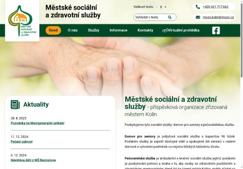 Městské sociální a zdravotní služby nabízí práci na pozici Sociální pracovnice (m/ž) v obci Kolín