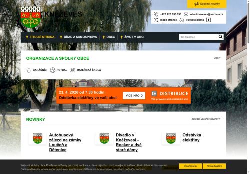 Zobrazit webové stránky Obecní úřad Kněževes