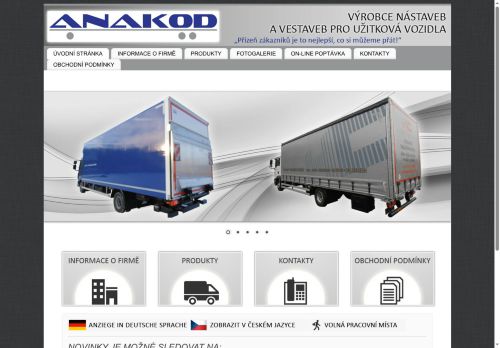 Zobrazit webové stránky Anakod s.r.o.