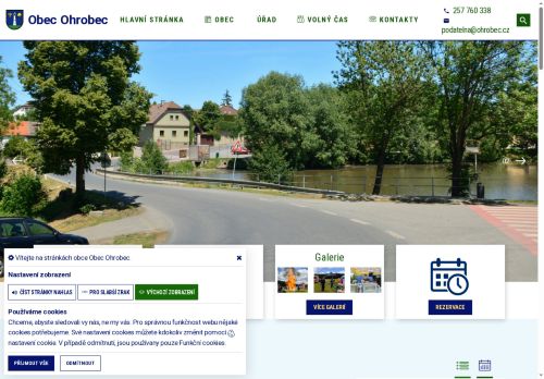 Zobrazit webové stránky Obecní úřad Ohrobec