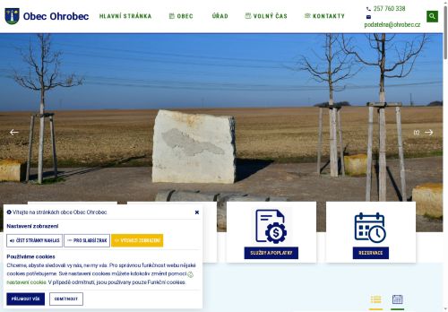 Zobrazit webové stránky Obecní úřad Ohrobec