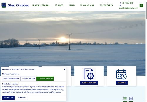 Zobrazit webové stránky Obecní úřad Ohrobec