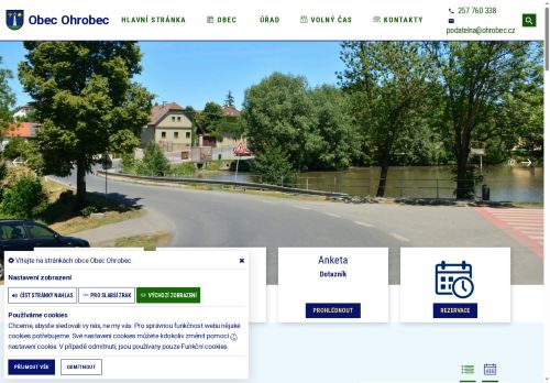 Zobrazit webové stránky Obecní úřad Ohrobec