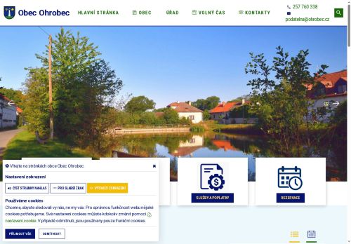 Zobrazit webové stránky Obecní úřad Ohrobec