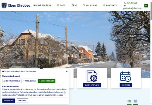 Zobrazit webové stránky Obecní úřad Ohrobec