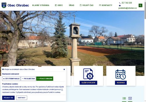 Zobrazit webové stránky Obecní úřad Ohrobec