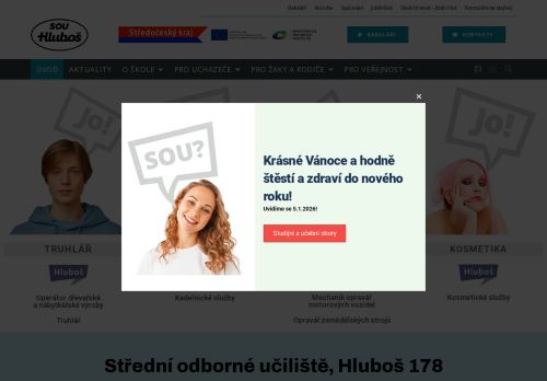 Zobrazit webové stránky Střední odborné učiliště Hluboš