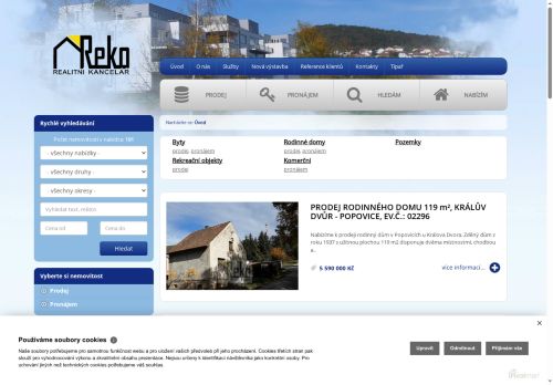 Zobrazit webové stránky Realitní kancelář Reko Beroun