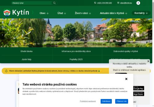 Zobrazit webové stránky Obecní úřad Kytín