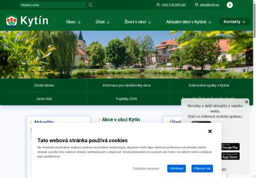 Zobrazit webové stránky Obecní úřad Kytín