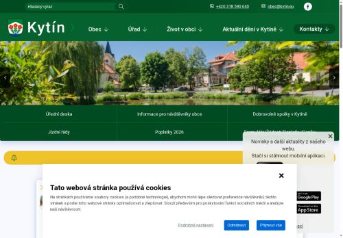 Zobrazit webové stránky Obecní úřad Kytín