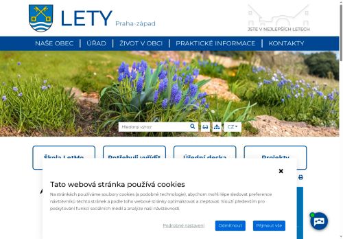Zobrazit webové stránky Obecní úřad Lety