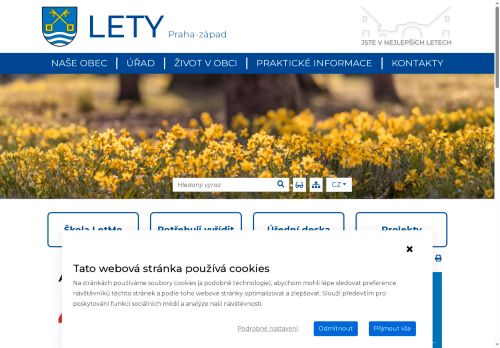 Zobrazit webové stránky Obecní úřad Lety