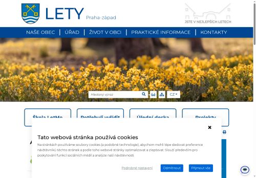 Zobrazit webové stránky Obecní úřad Lety