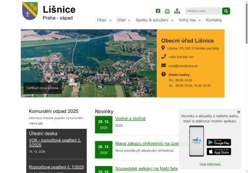 Zobrazit webové stránky Obecní úřad Líšnice