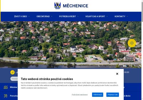 Zobrazit webové stránky Obecní úřad Měchenice