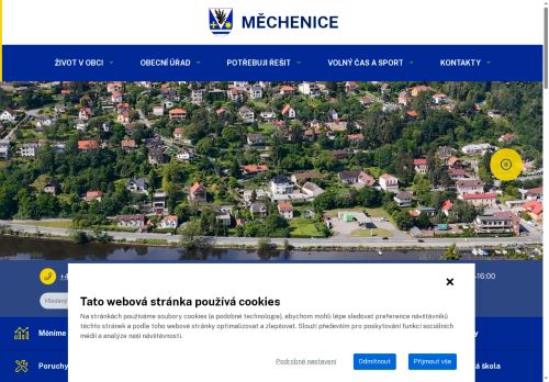 Zobrazit webové stránky Obecní úřad Měchenice