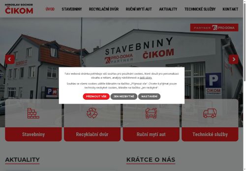 Zobrazit webové stránky Čikom