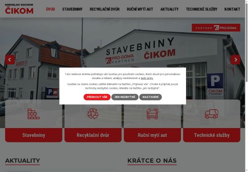 Zobrazit webové stránky Čikom