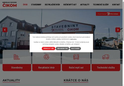 Zobrazit webové stránky Čikom
