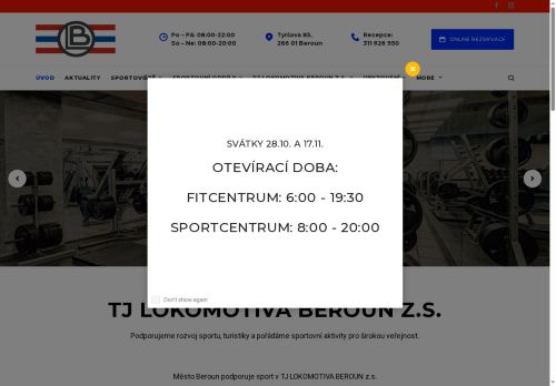 Zobrazit webové stránky TJ Lokomotiva Beroun