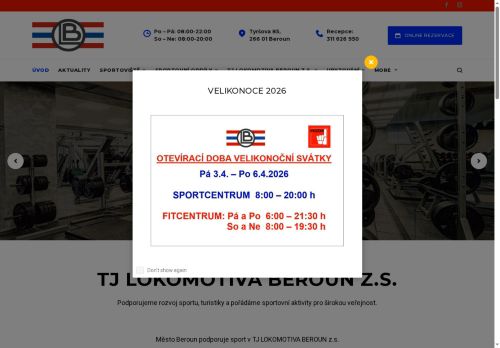 Zobrazit webové stránky TJ Lokomotiva Beroun