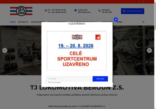 Zobrazit webové stránky TJ Lokomotiva Beroun