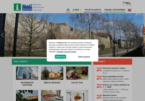 Zobrazit webové stránky Městské informační centrum Beroun