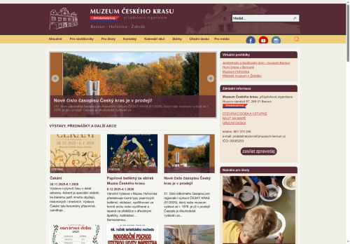 Zobrazit webové stránky Muzeum Českého krasu v Berouně