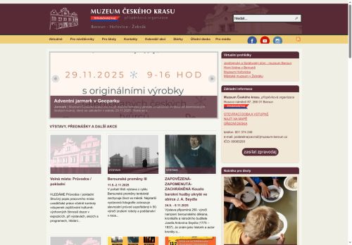 Zobrazit webové stránky Muzeum Českého krasu v Berouně