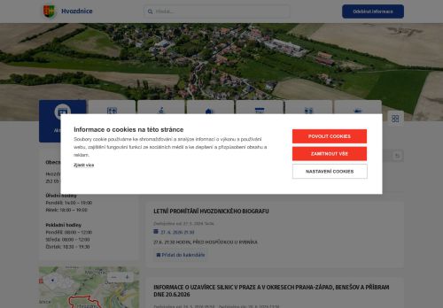 Zobrazit webové stránky Obecní úřad Hvozdnice