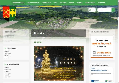 Zobrazit webové stránky Obecní úřad Hvozdnice