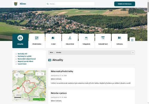 Zobrazit webové stránky Obecní úřad Klínec