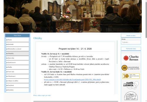 Zobrazit webové stránky Římskokatolická farnost Beroun
