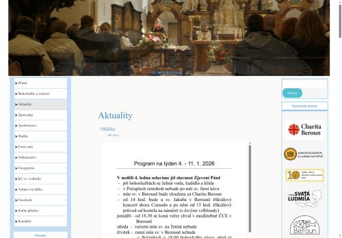 Zobrazit webové stránky Římskokatolická farnost Beroun