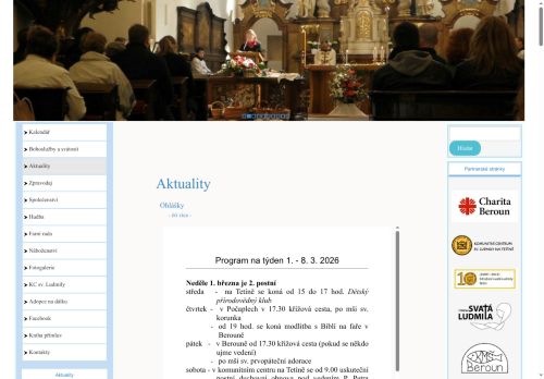 Zobrazit webové stránky Římskokatolická farnost Beroun