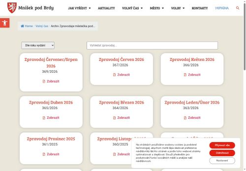 Zobrazit webové stránky Zpravodaj městečka pod Skalkou