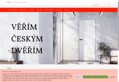 Zobrazit webové stránky Deta