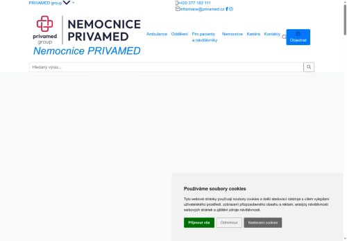 Zobrazit webové stránky Nemocnice PRIVAMED