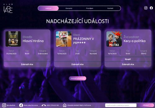Zobrazit webové stránky Klub Labe Hořovice