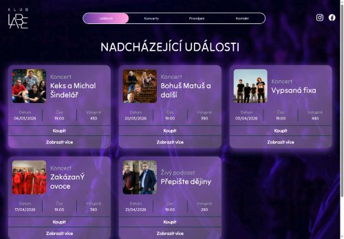 Zobrazit webové stránky Klub Labe Hořovice