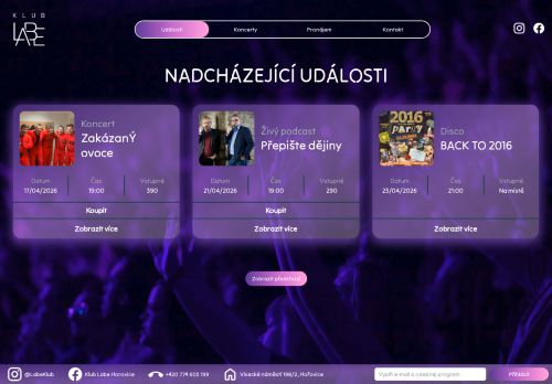 Zobrazit webové stránky Klub Labe Hořovice