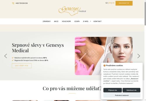 Zobrazit webové stránky Klinika Genesys Medical