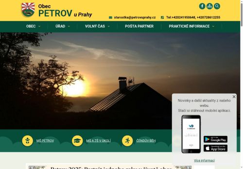 Zobrazit webové stránky Obecní úřad Petrov
