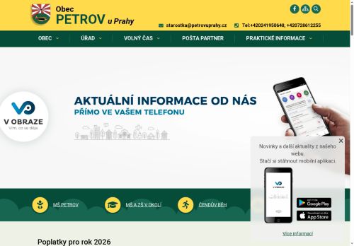 Zobrazit webové stránky Obecní úřad Petrov