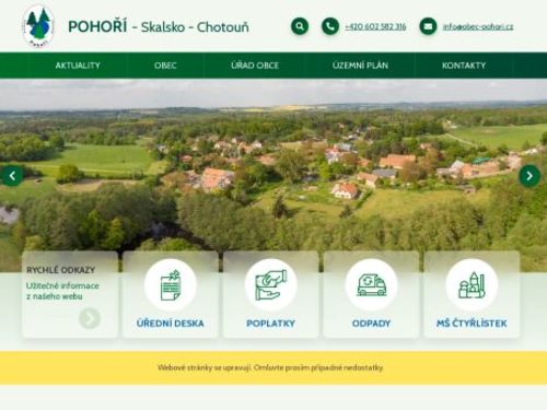 Obecní úřad Pohoří